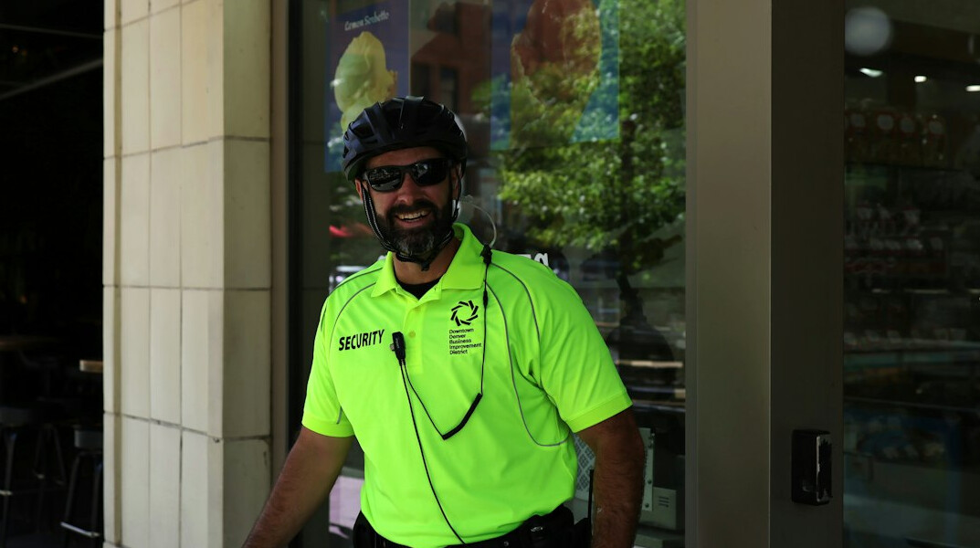 store security guard watching